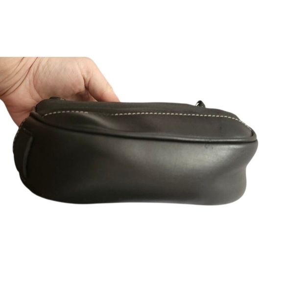 Vintage Coach black mini hand bag - rare circa late 1990's As Pictures - Picture 6 of 11